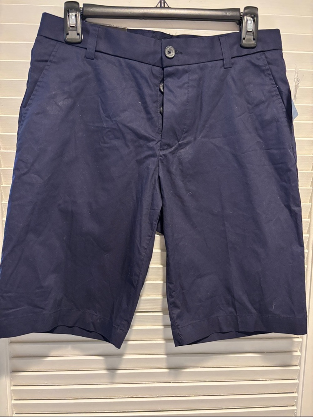 H&M Navy Flat-Front Men's Shorts Size 30